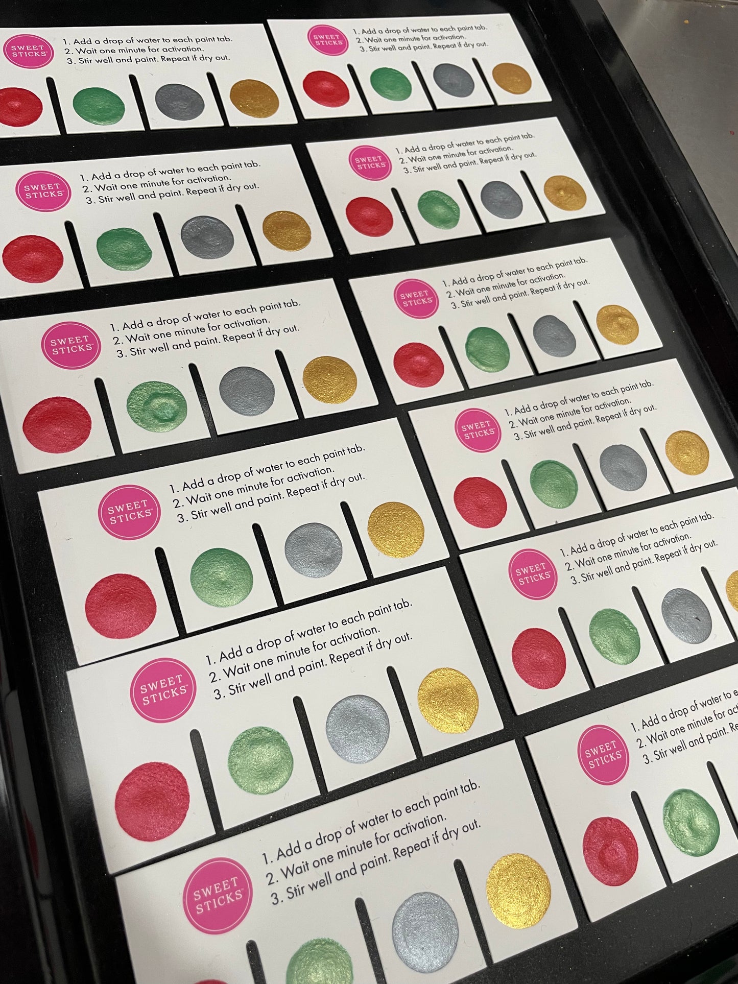 4 Way Customisable Paint Your Own Paint Card