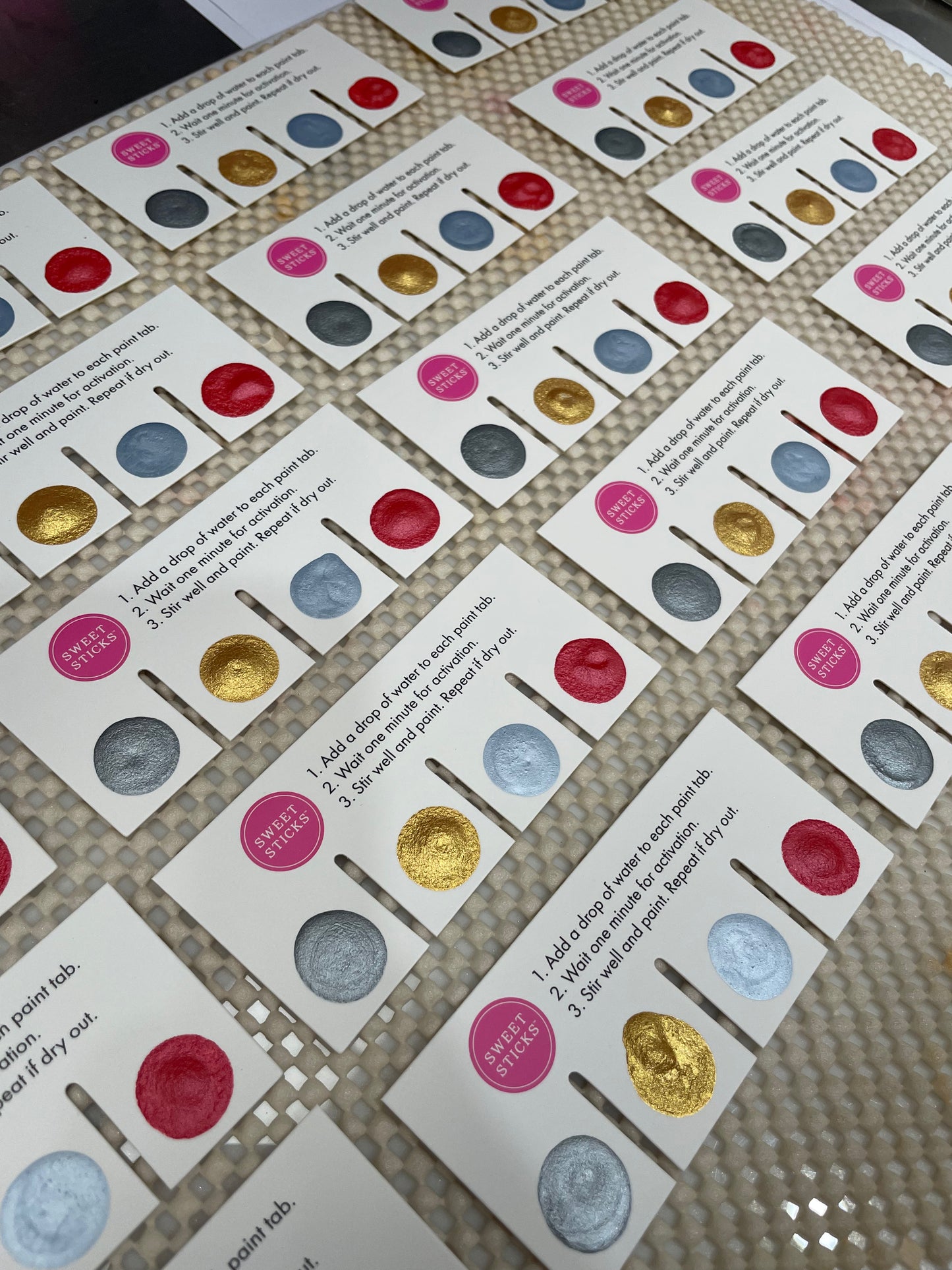4 Way Customisable Paint Your Own Paint Card