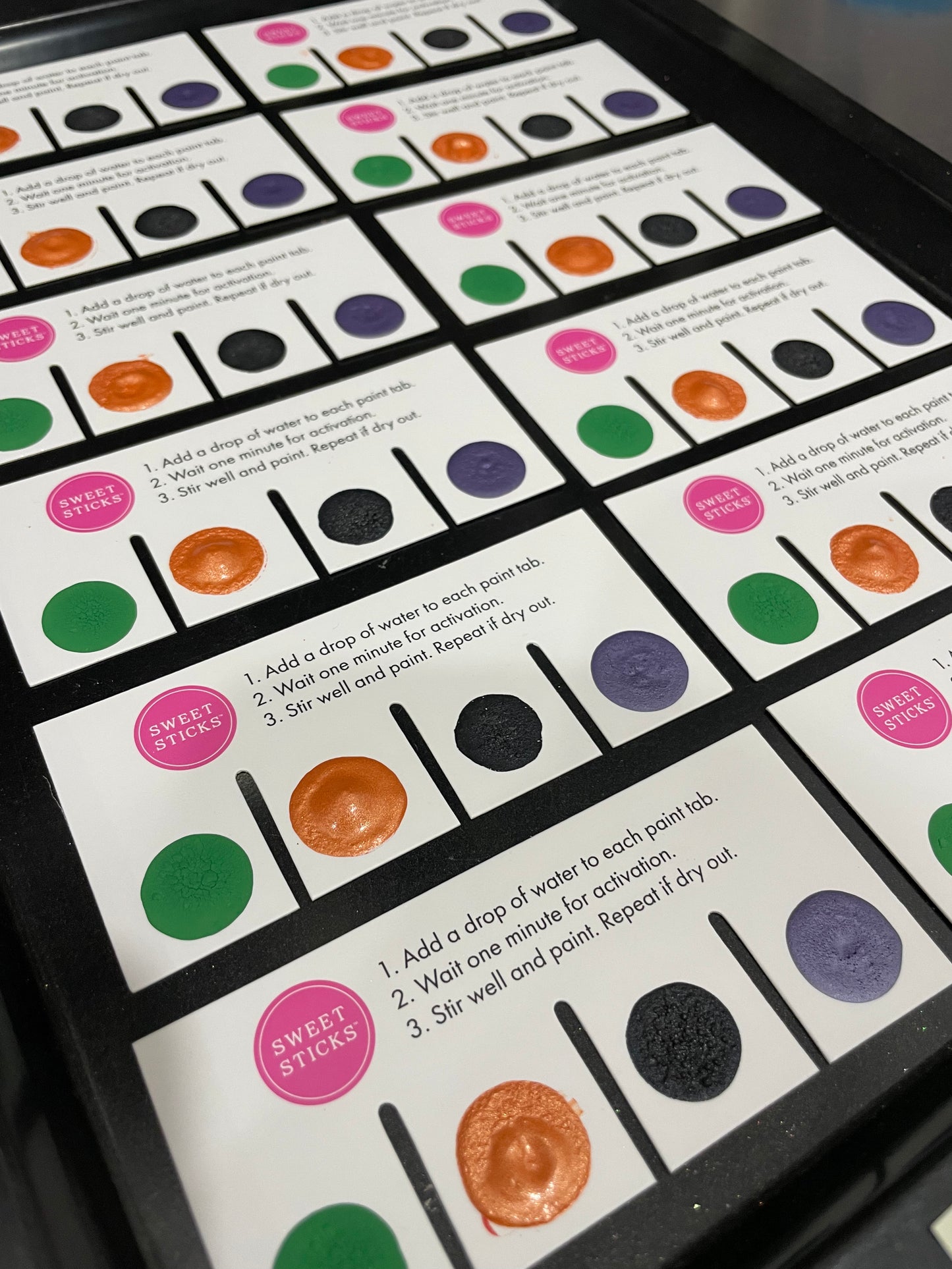 4 Way Customisable Paint Your Own Paint Card