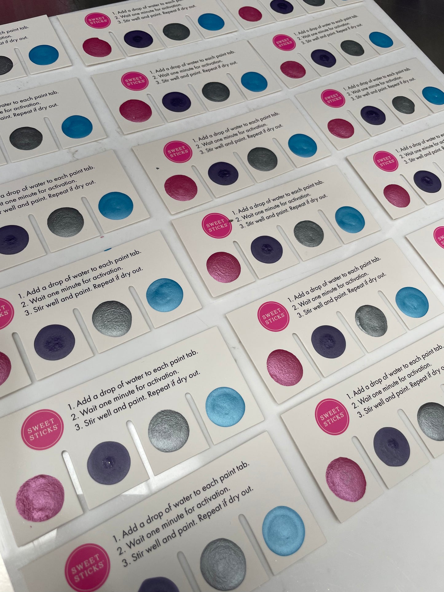 4 Way Customisable Paint Your Own Paint Card