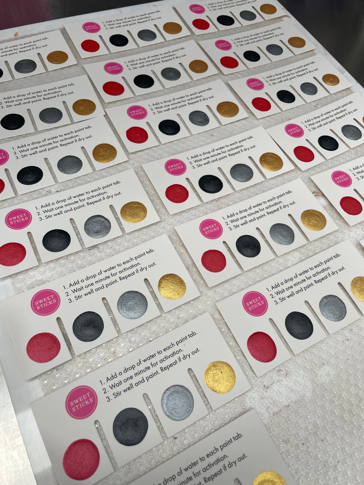 4 Way Customisable Paint Your Own Paint Card