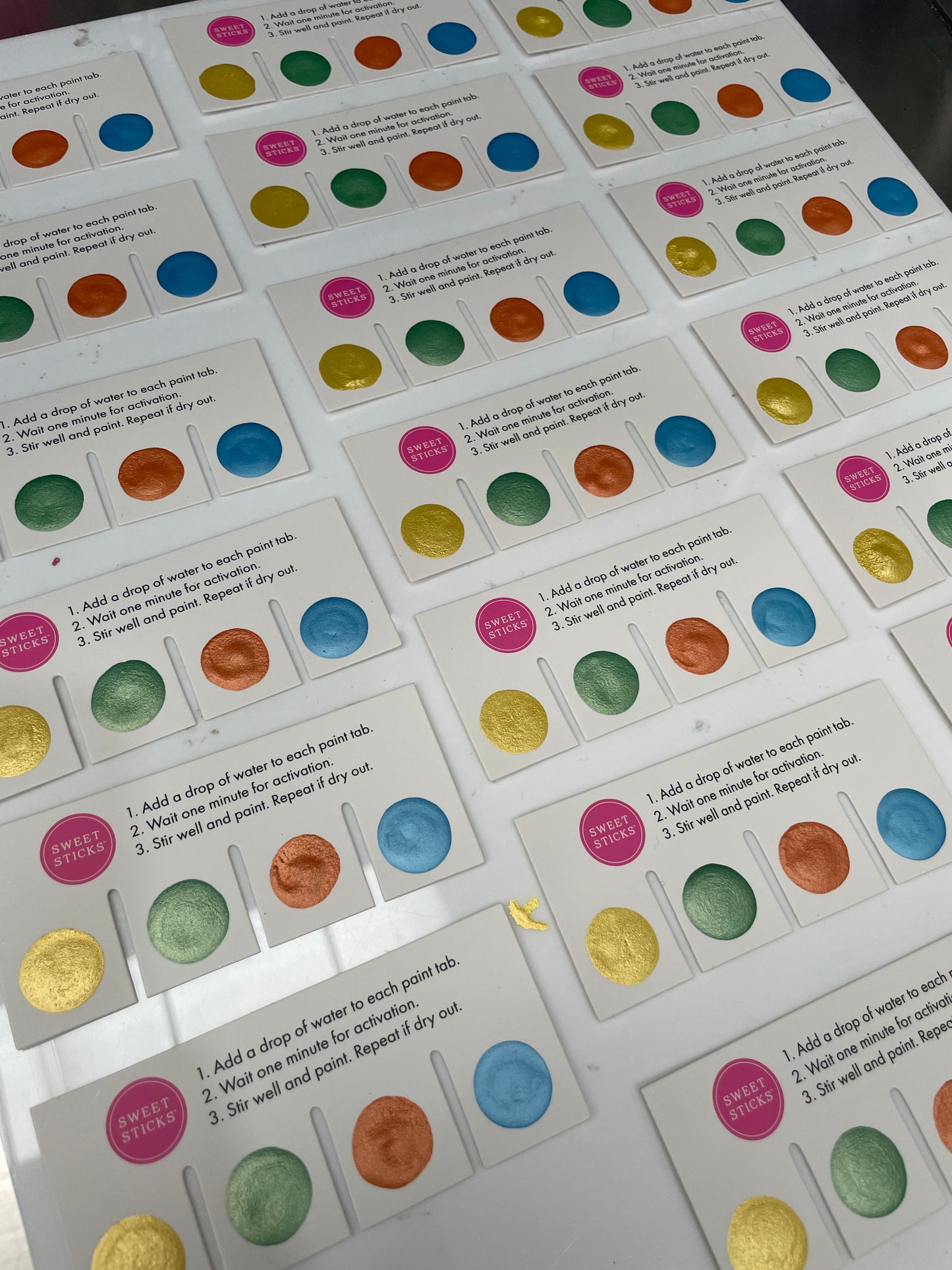 4 Way Customisable Paint Your Own Paint Card