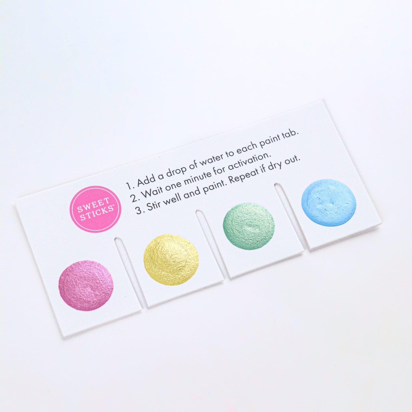 4 Way Customisable Paint Your Own Paint Card