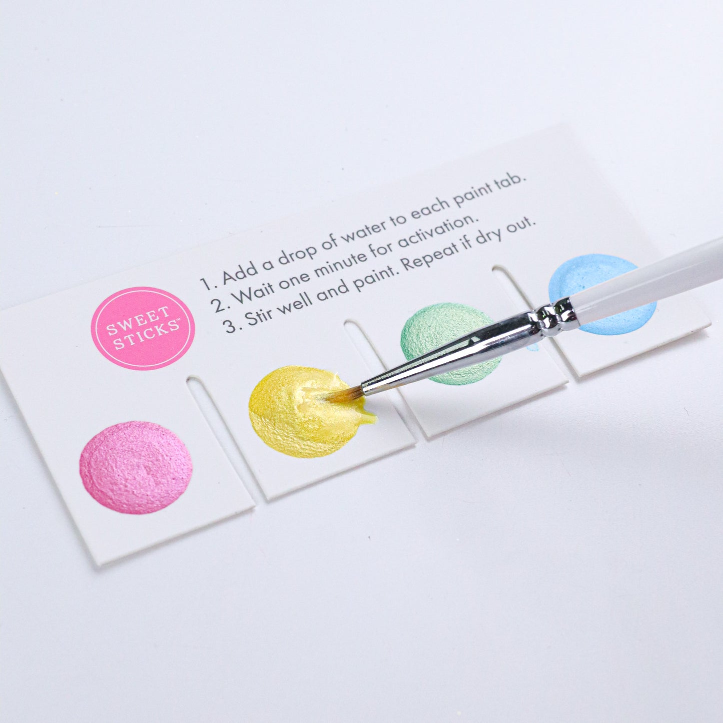 4 Way Customisable Paint Your Own Paint Card