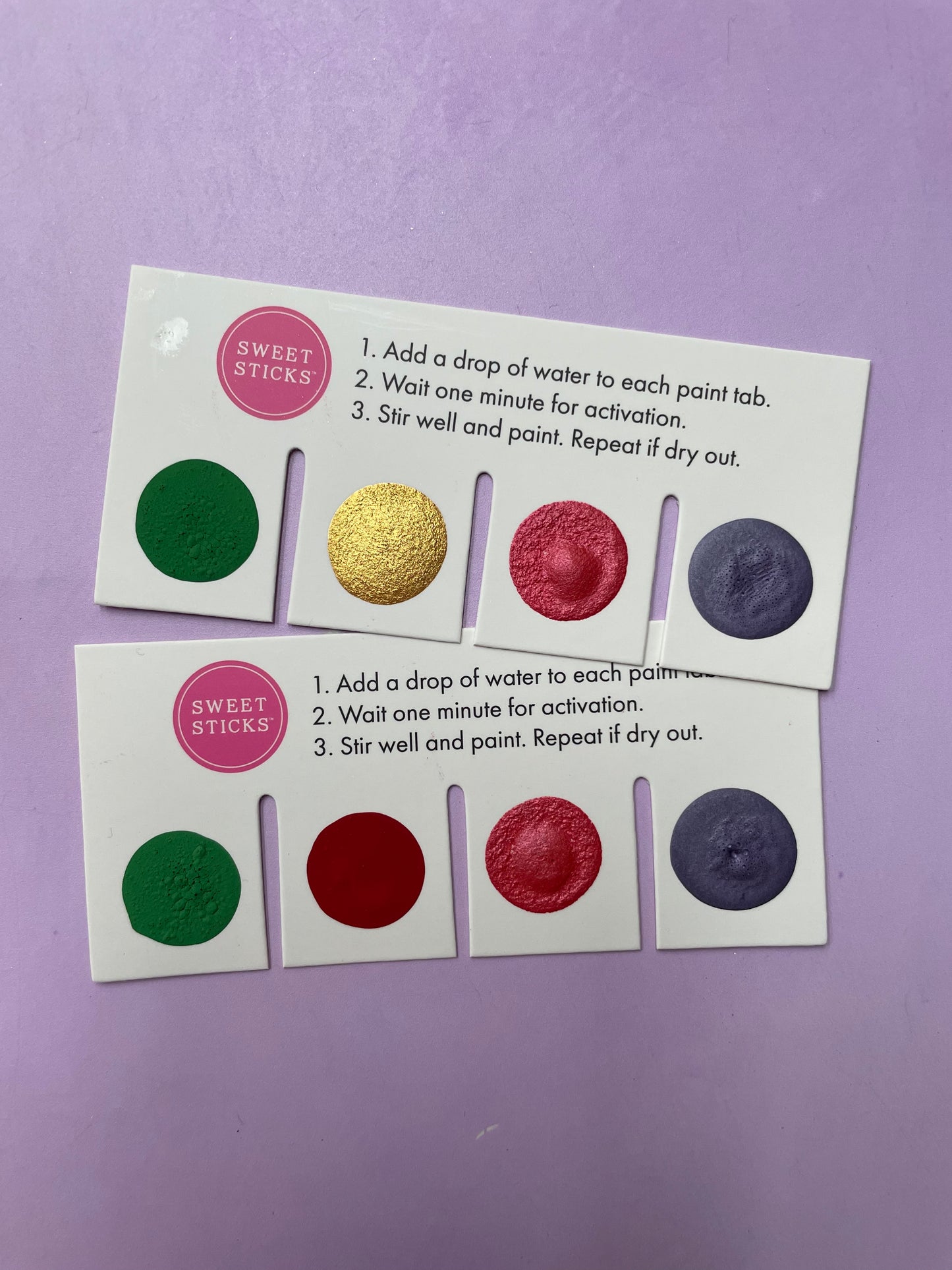 4 Way Customisable Paint Your Own Paint Card